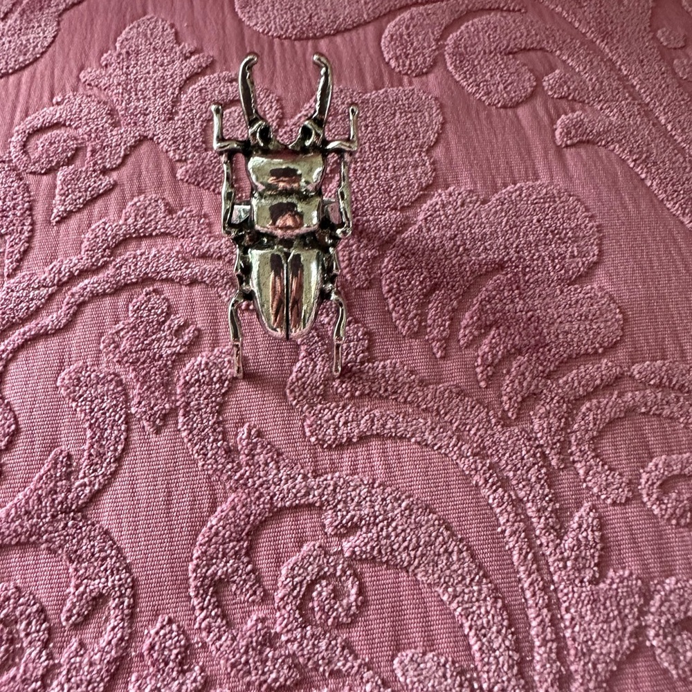 Silver Beetle Ring